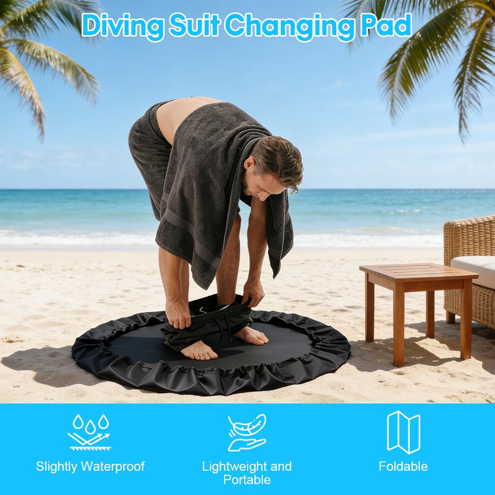 Bolsa para Traje De Neopreno,Cambiador De Traje De Neopreno,Cambiador de Surf,Impermeable,Portátil,para Viajes,Deportes Acuáticos,Kayak,Negro,90cm