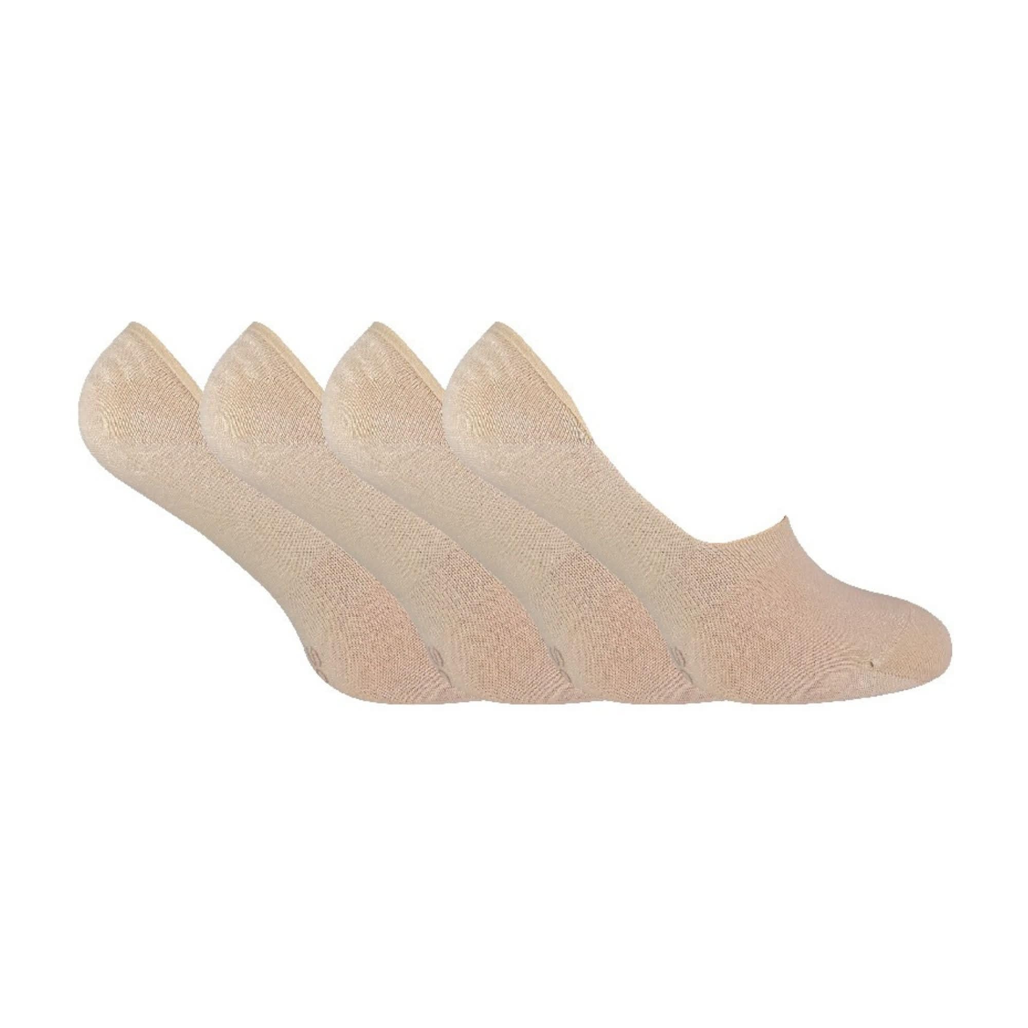 Sock Snob - 4 Pairs Bamboo Invisible No Show Socks Men Women Trainer Loafer