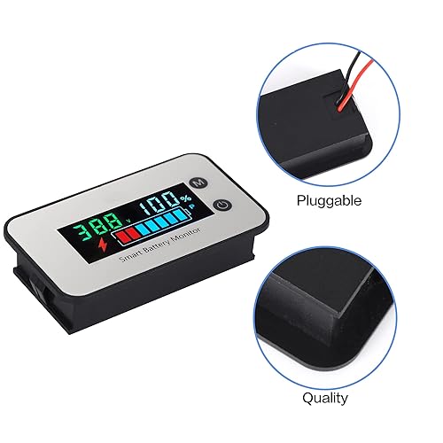 Miniatura 4 de Monitor de batería impermeable de 12 V, 24 V, 36 V, 48 V, 60 V, 72 V, medidor de batería, medidor de batería, capacidad de batería digital, probador