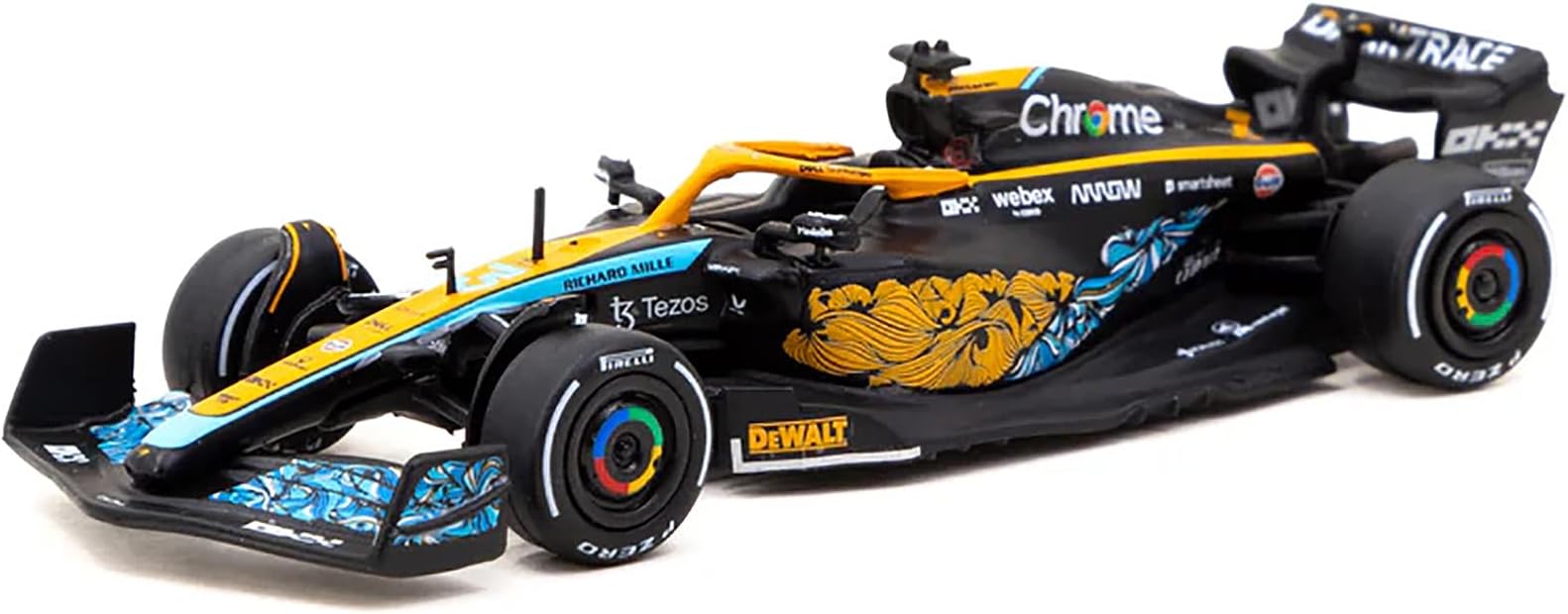 MCL36#3 Daniel Ricciardo Formula One F1 Abu Dhabi GP (2022) "Global64 Series 1/64 Diecast Model T64G-F041-DR3