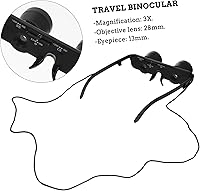 Vista 9 de Unomor 1pc Telescope Binoculares Mini Binoculars Travel Binoculars Bunoculars Small Binocular Outdoor Use Binocular Compact Binocular Fishing Pocket