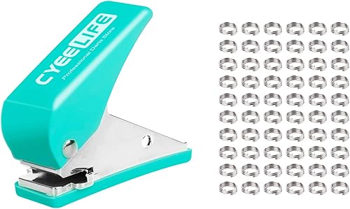 CyeeLife Punzón de vuelo de dardos+100 anillos de resorte, blancorojoazul, accesorios de dardos para ejes de plástico