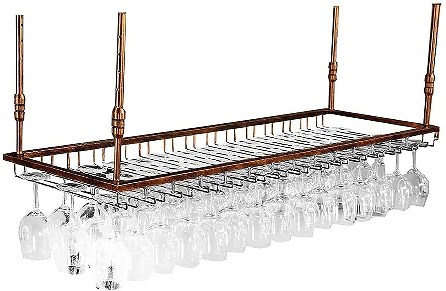 Porte-bouteilles en métal cuisine rangement bouteille hauteur réglable