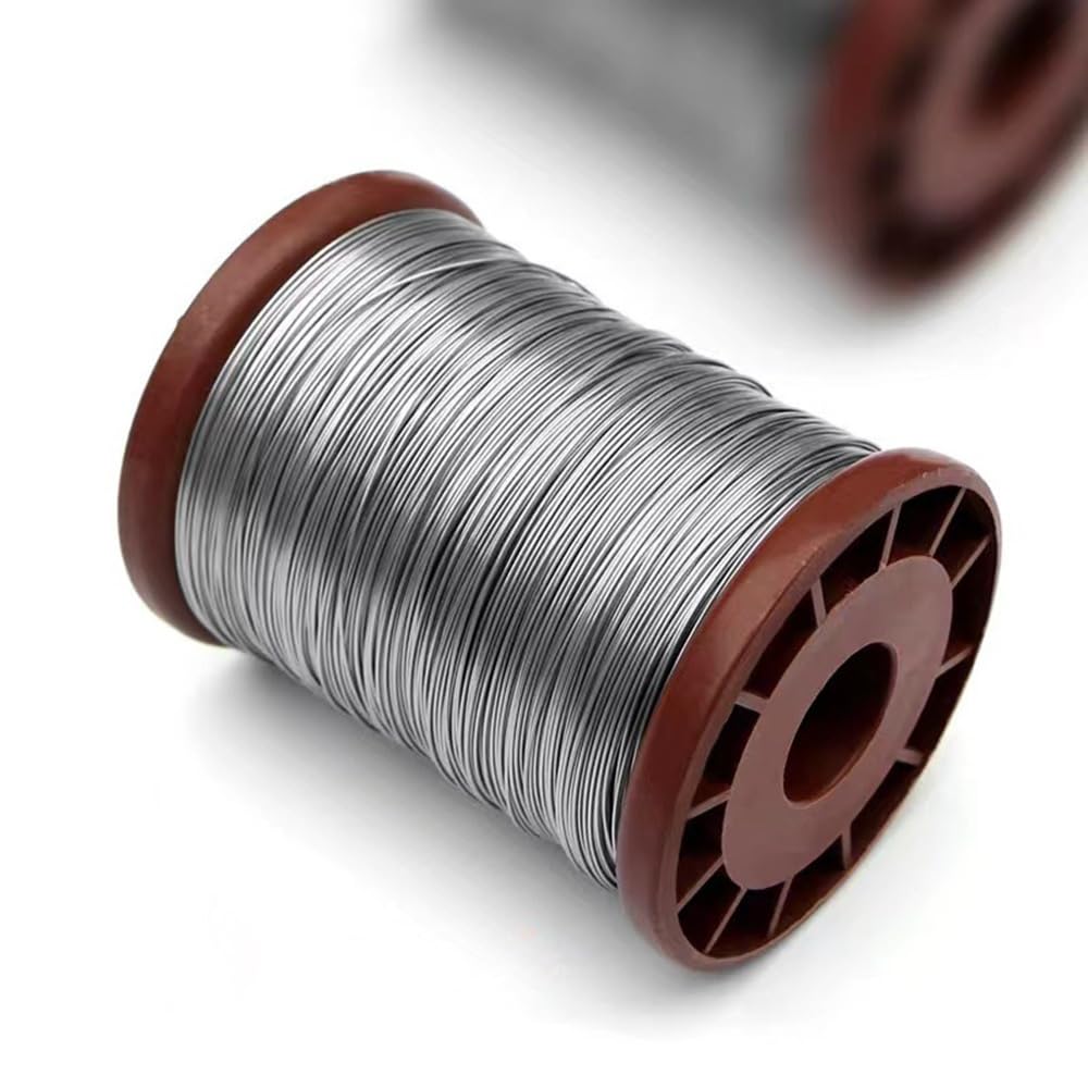 DZGUAI 0.55mm 500G Acciaio Inox Alveare Telaio Wire - Attrezzatura Apicoltura Strumento Alveare Strumento Apicoltore