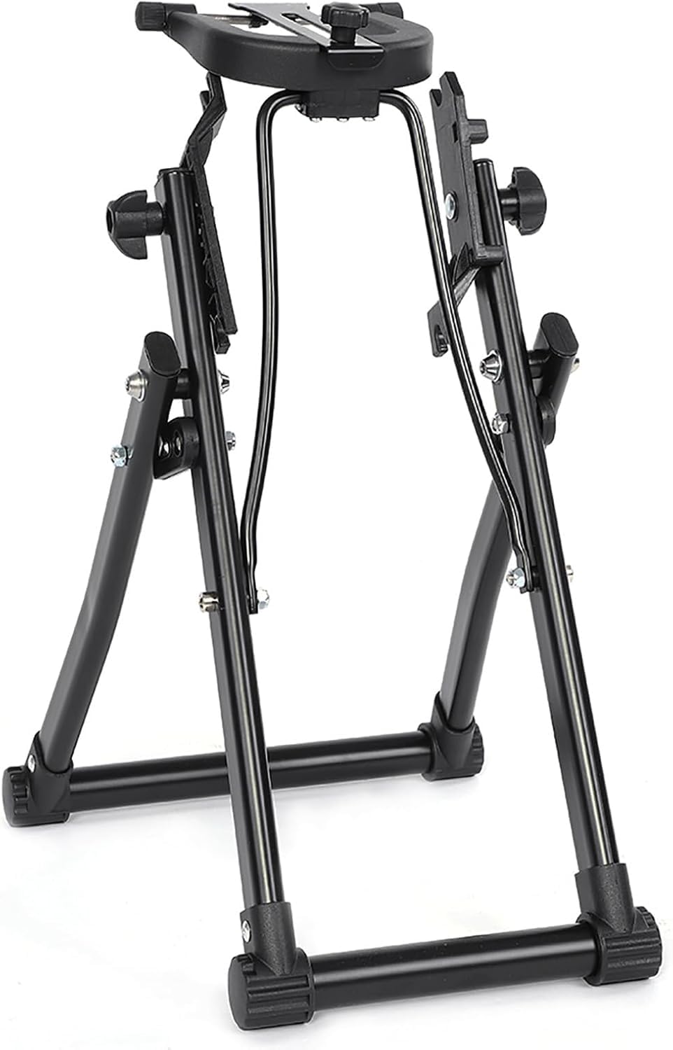 Support de Centrage pour Roues de Vélo, Stand de Réparation et d'entretien pour Vélo Lourds, Support de Réparation de Vélo Pliable en Alliage d'aluminium, pour VTT, Vélos de Route