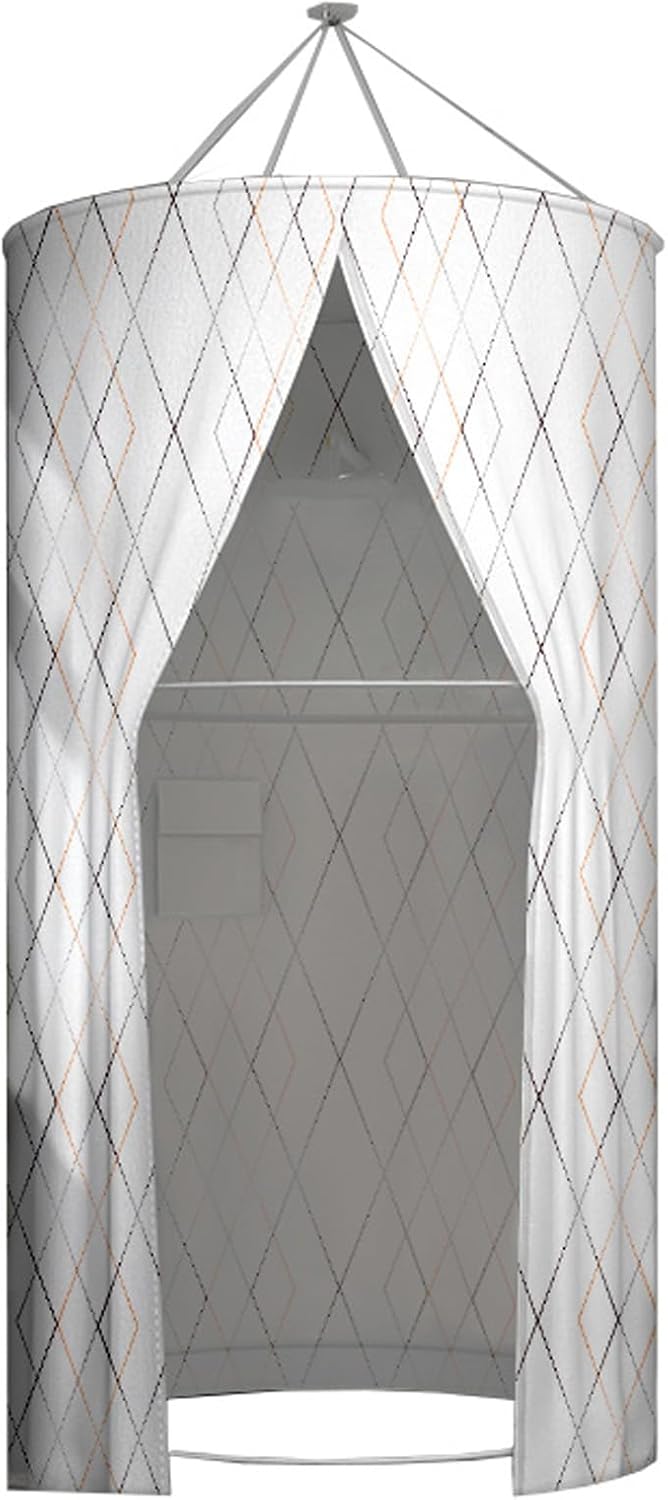 Portable Shower Curtain Round, Oversize Shower Tents for