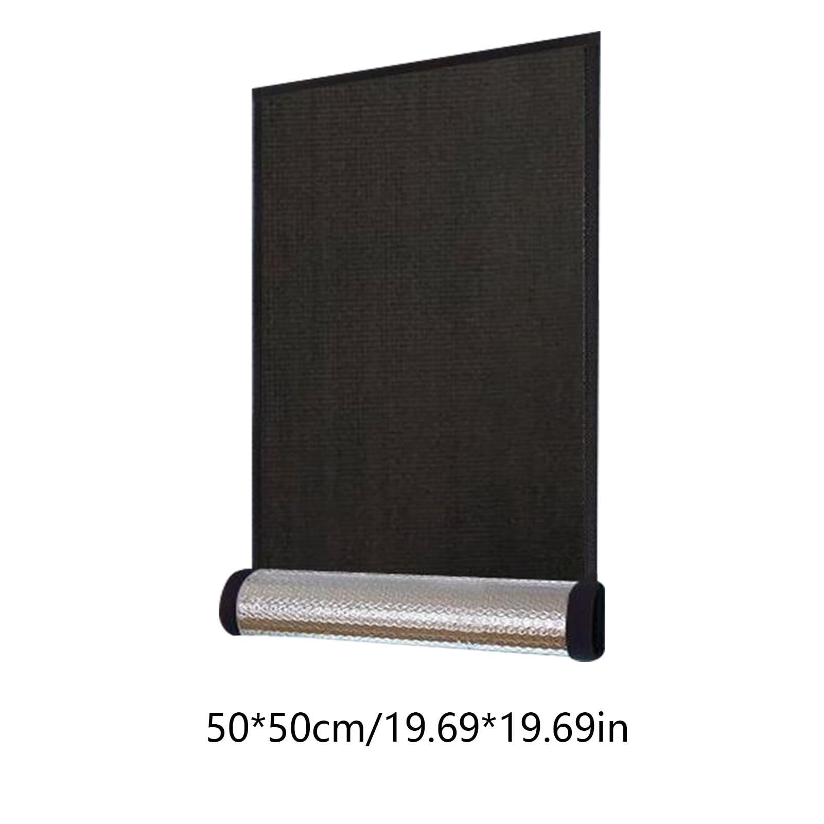 Couverture De Fenêtre Occultante - Film Isolant Réfléchissant Auto-adhésif | Stores de fenêtre sans perçage, pour salle de bain, chambre à coucher, cuisine, Garage, bureau, maison, intérieur, camping-ca