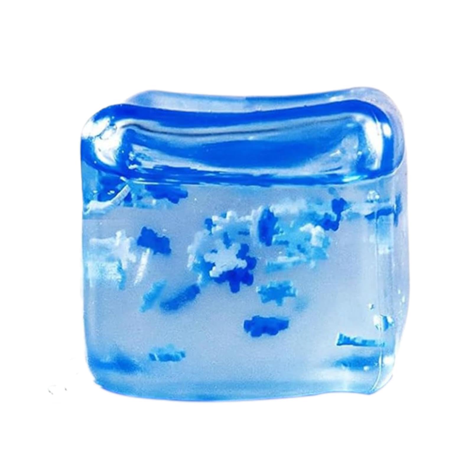 HUNJHYCIce Cube Fidget Toy | Ice Cube Stress Ball | Stress Balls Squeeze Cube | Ice Cube Toy | Fidget Cubes Stress Balls Toy for Bags and Classroom Prizes