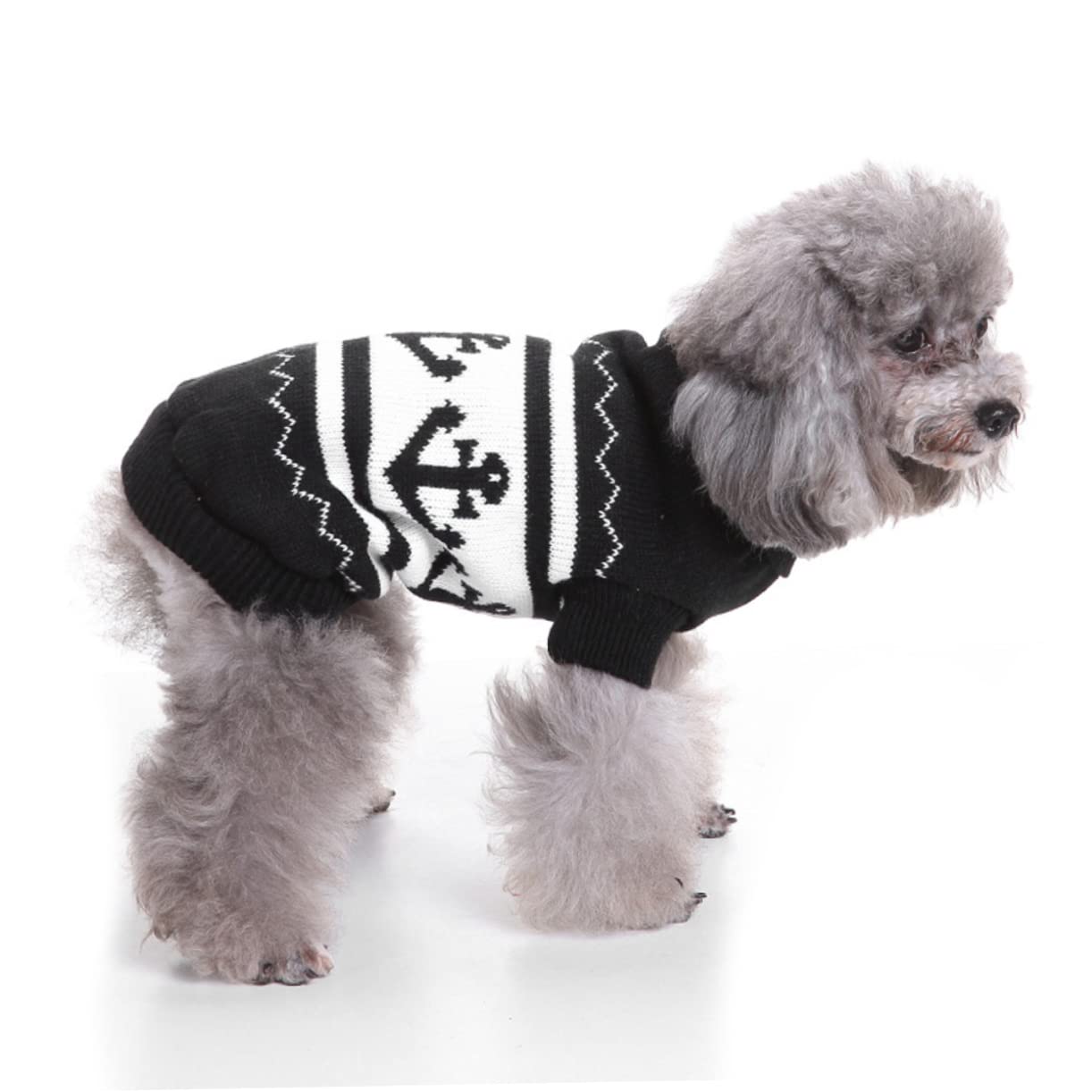 Beaupretty 3 Pièces Vêtements De Chien Manteau De Chien De Noël Chandails à Col Roulé Costumes De Mignon Pull De Noël Chandails De Mignon Manteau d'hiver Chef