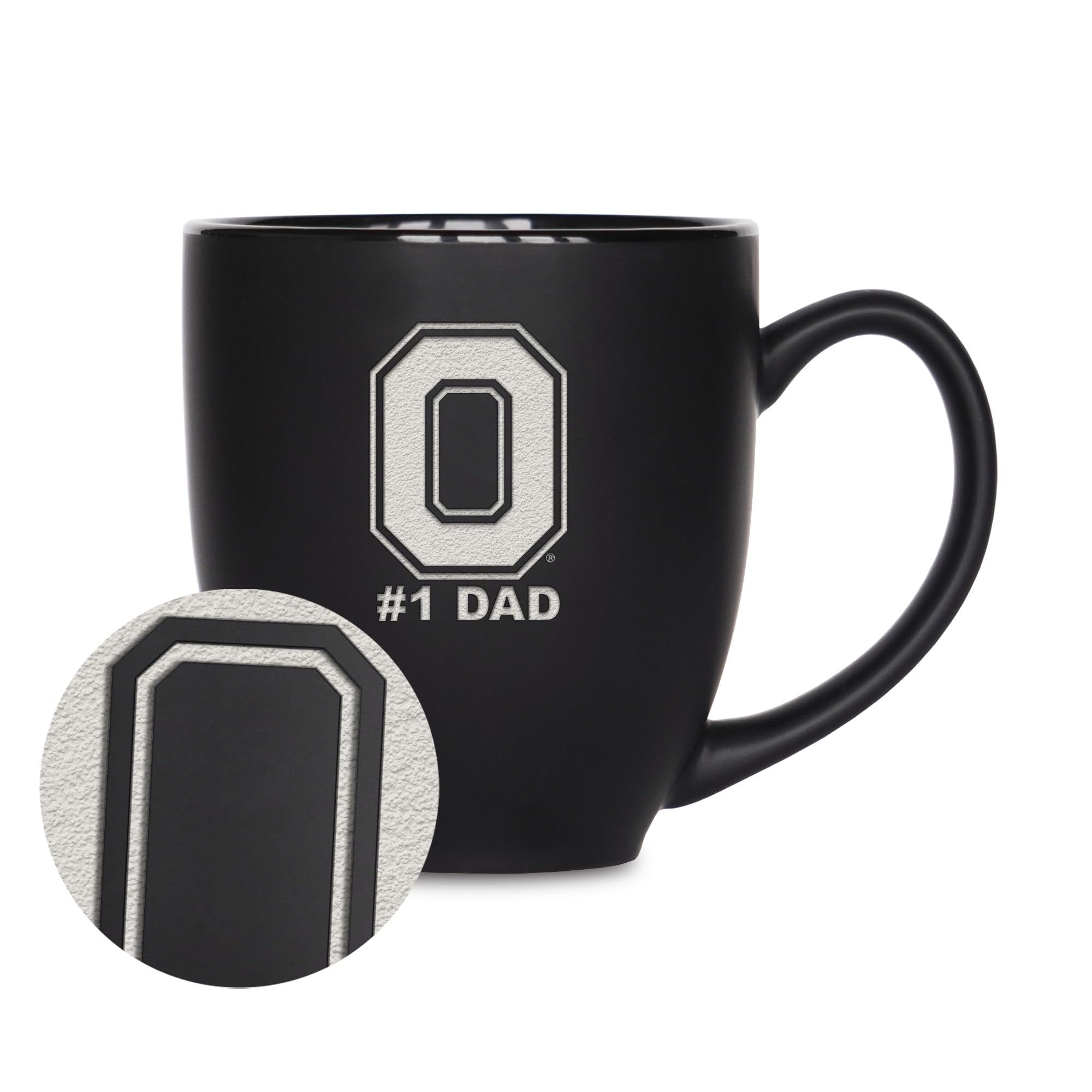 Tasse Ohio State Buckeyes #1 Dad gravée pour votre café du matin au bureau