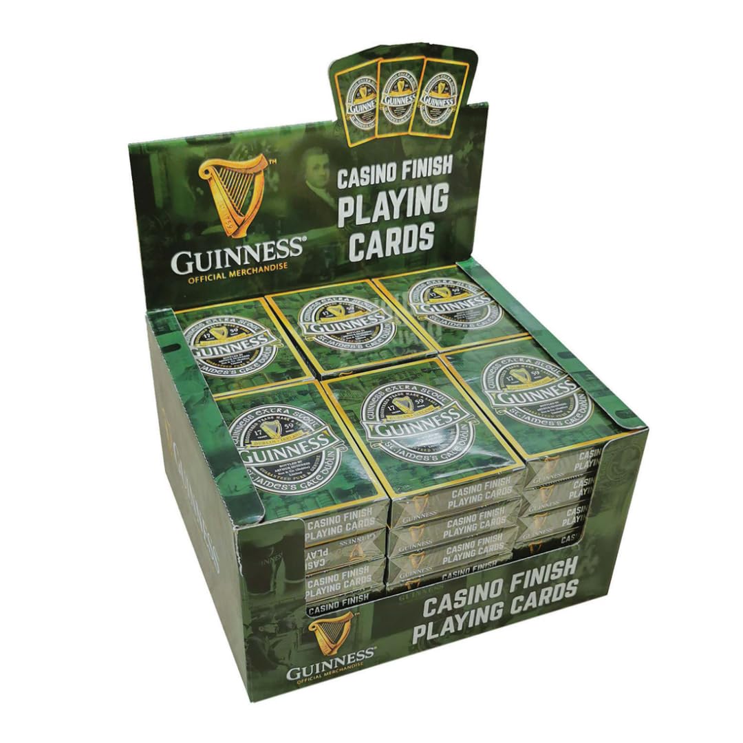 Shamrock Gift Company Guinness Ireland Playing Cards, Green, 6.5 cm (W) x 9.5 cm (L) x 0.1 cm (H) - Image 2