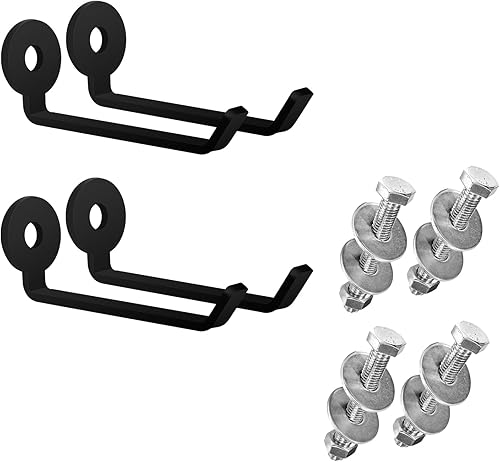 Soporte de barra para sentadillas, 4 accesorios de gancho, accesorios de almacenamiento de bastidor de energía, soporte de banda de resistencia