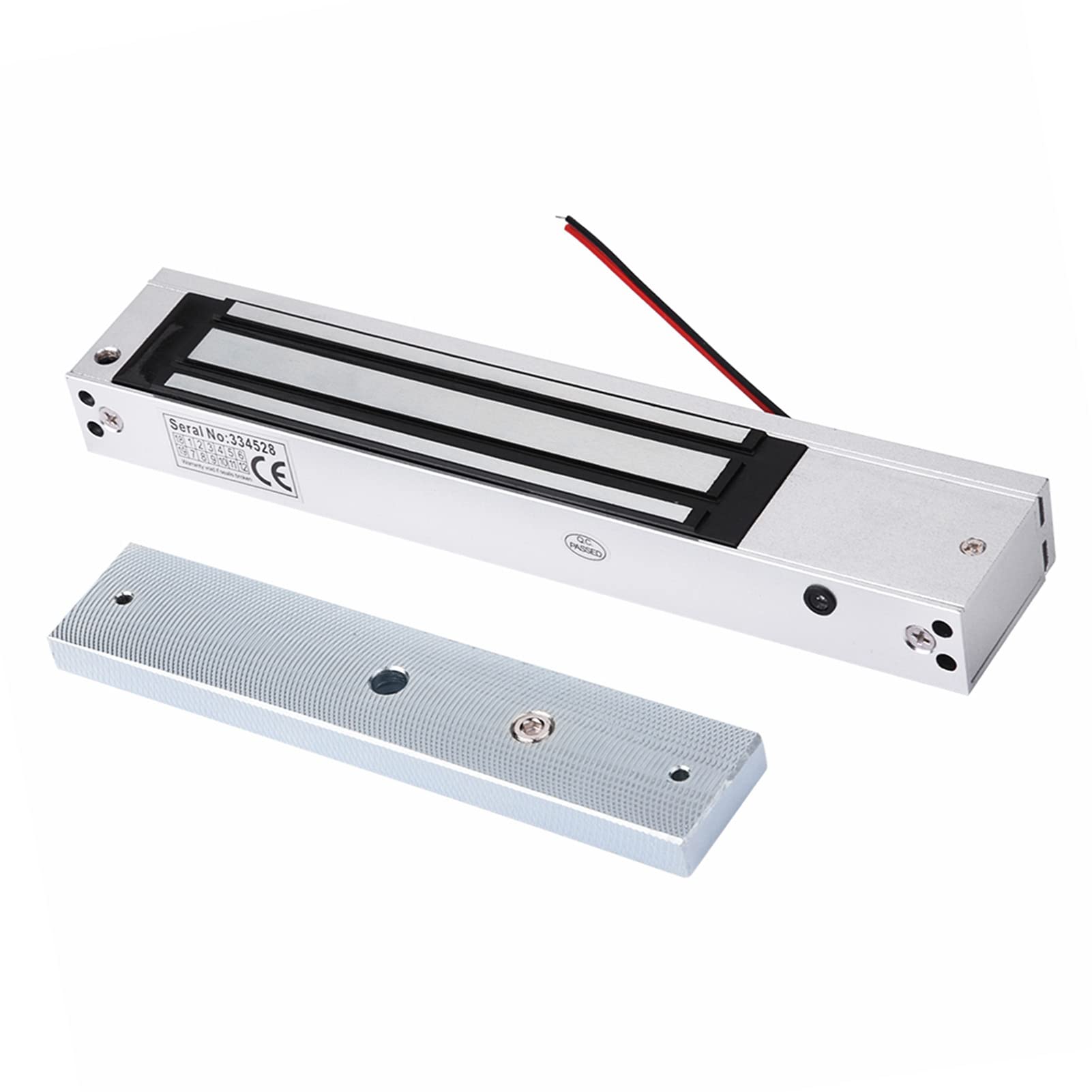 Cryfokt Elektrisches Magnetisches Türschloss, 280 Kg, Starke Kraft, Diebstahlsicherung, Schrankschloss für Aktenschrank, Schublade, Einkaufsschrank, Sicheres Metallmaterial
