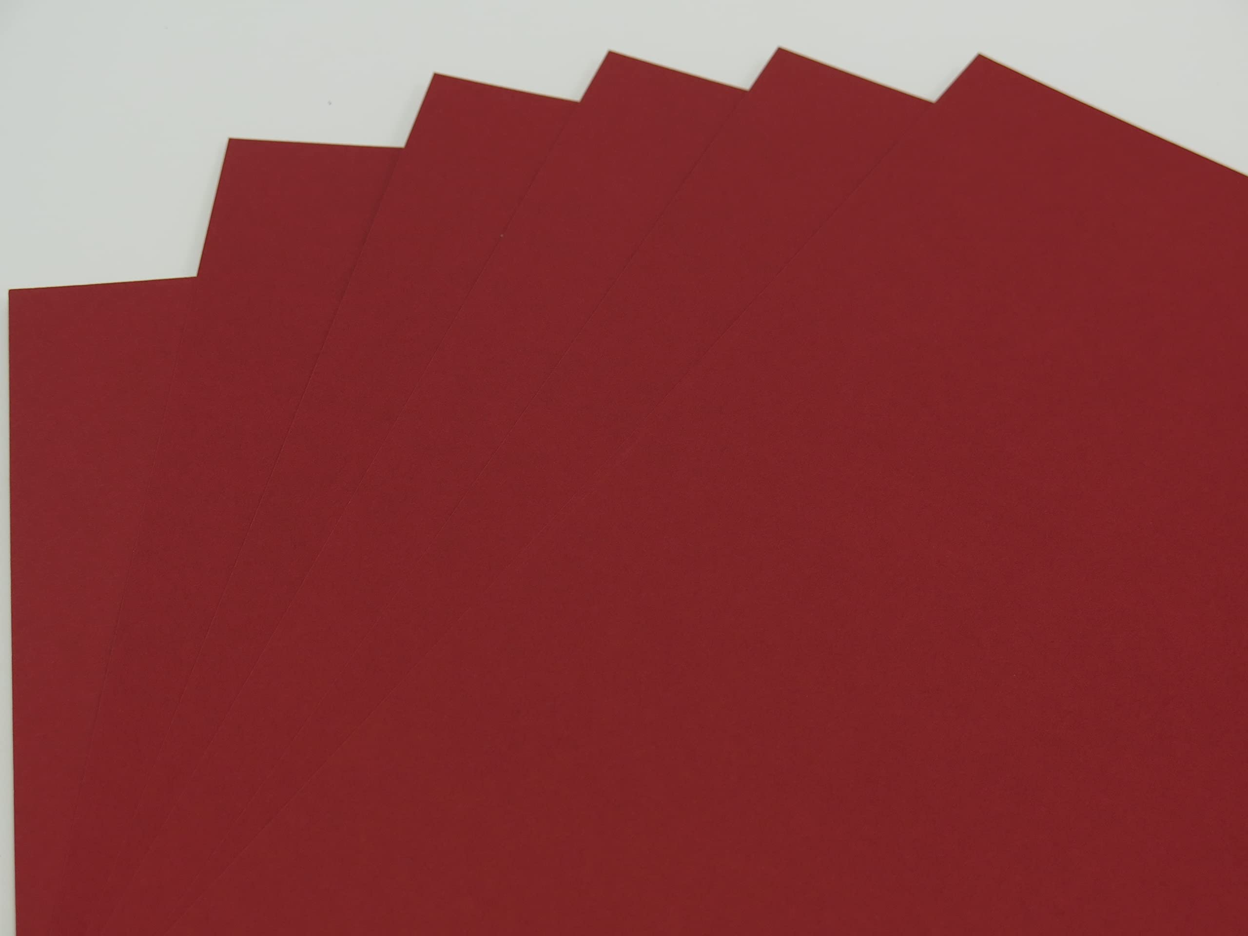 Jackdaw Express Rich Red Christmas Red A4 2-Sided 120Gsm Paper For Cardmaking Scrapbooking Arts & Crafts (25)