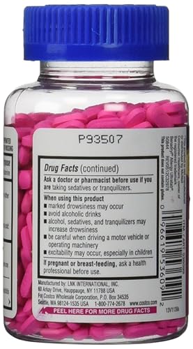 Miniatura 2 de Kirkland Signature Diphenhydramine Hci 25 mg Medicina para la alergia y antihistamínico comparado con el ingrediente activo de Benadryl Allergy