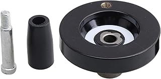 CNBTR 63mm Dia Revolving Handle Hand Wheel for Lathe Milling Machine Lead Screw Rod with Revolving Handle Grip