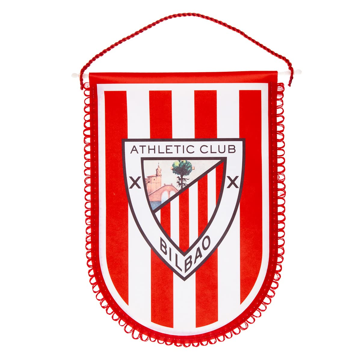 Athletic Club Banderín Redondo, Unisex, Rojo y Blanco