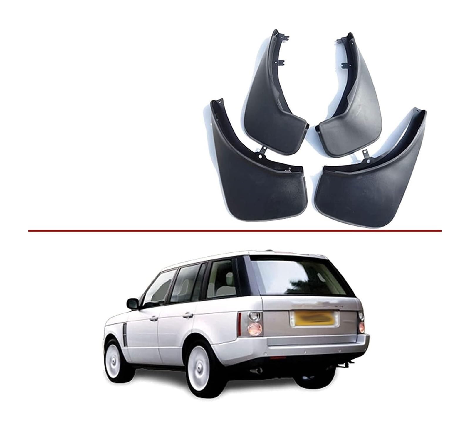 Per Range Rover 2005-2012 Paraspruzzi Anteriori Posteriori Parafanghi Per Pneumatici Per Passaruota Parafanghi Anteriori E Posteriori