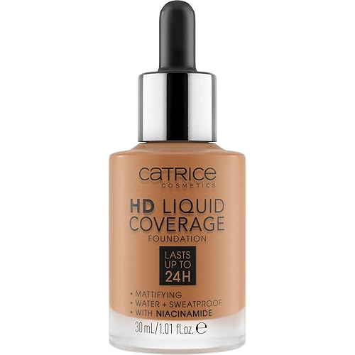 Vista 58 de Catrice Base de cobertura líquida HD Cobertura alta y natural Vegano y libre de crueldad.
