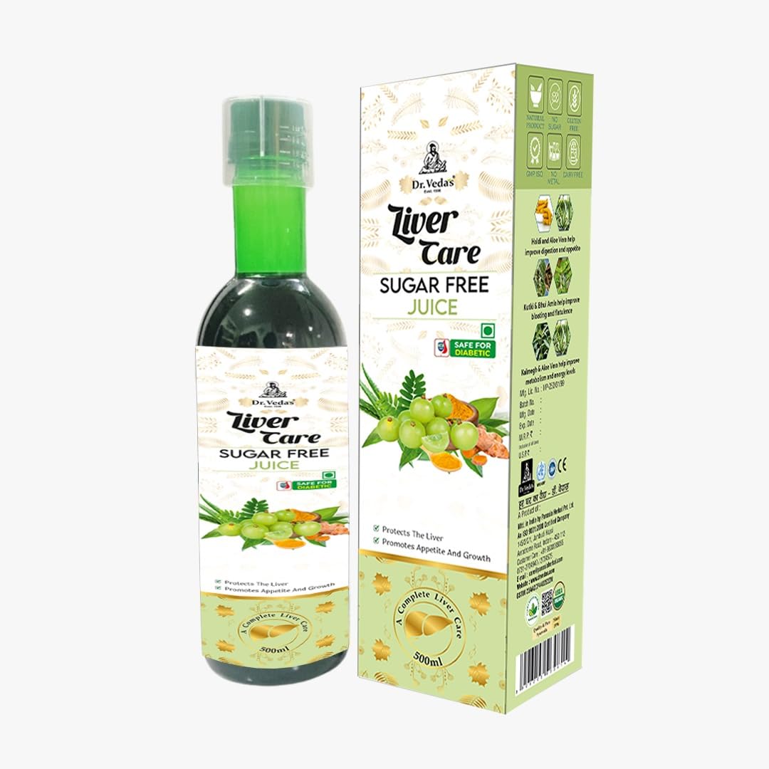 Dr. Vedas Liver Care Sugar Free Juice | Ayurvedic Herbal Formula for Liver Detox & Health | Safe for Diabetics | No Added Sugar | 500 ml (Pack of 1)-image-15