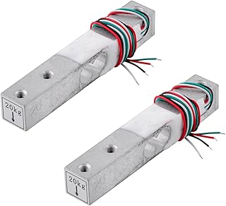 Digital Load Cell Weight Sensor 20kg High Precision Miniature Load Cells YZC-133 for Arduino DIY Electronic Portable Kitchen Scale Sensors(Pack of 2)