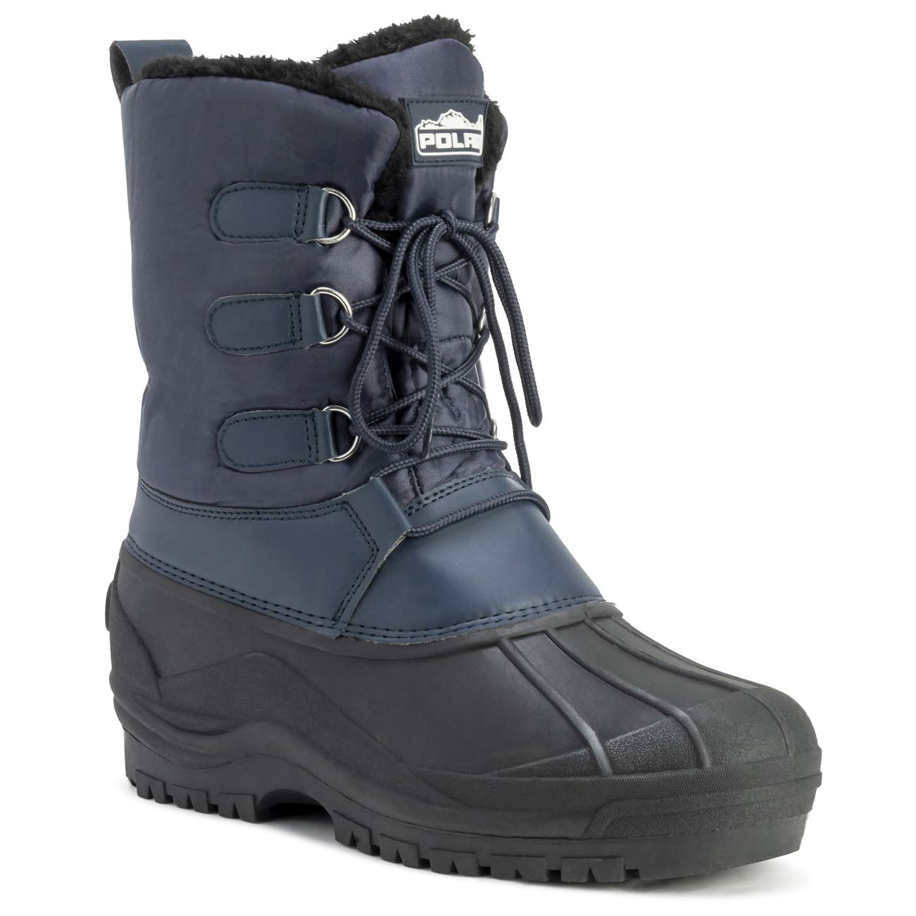 Polar Uomo Allacciare Short Nylon Inverno La Neve Pioggia Allacciare Impermeabile Anatra Stivali