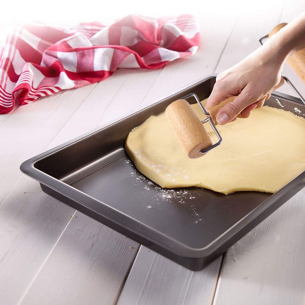 Mattarello Legno 50 Cm Antiaderente - 3 Pezzi Professionale - Foto 11