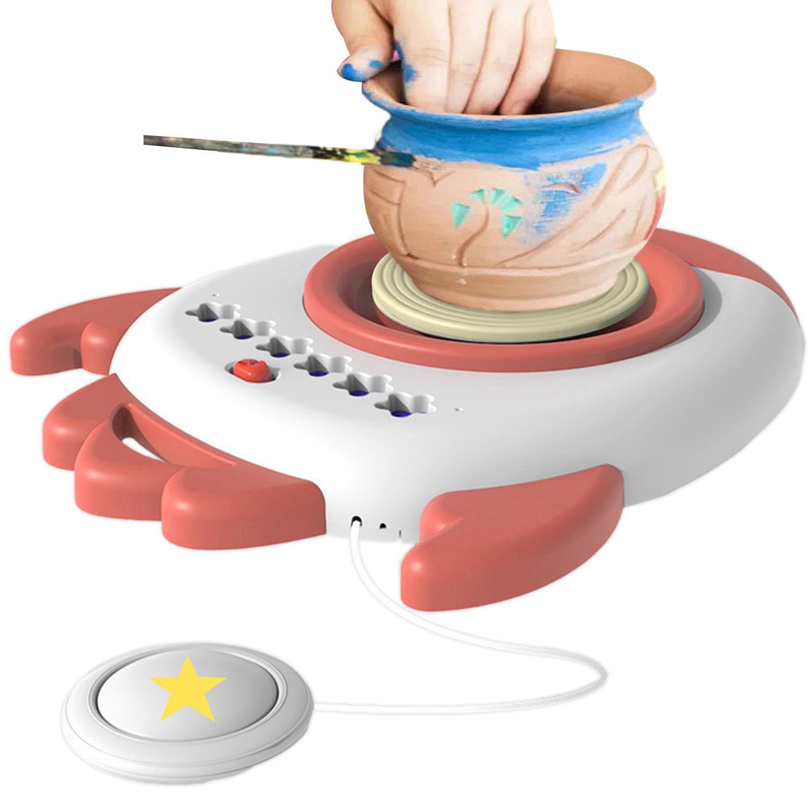Amazon.co.jp: ろくろと絵付けキット - 電動ミニ面白い陶器キット