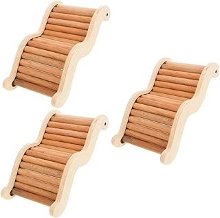 Ipetboom 3 Pçs Escada De Escalada Para Hamster Brinquedos Para Pequenos Bichos Brinquedos Para Escalar Brinquedos Para Gato Ponte Para Hamster Escada Para Rato Gaiola Para Hamster Escada