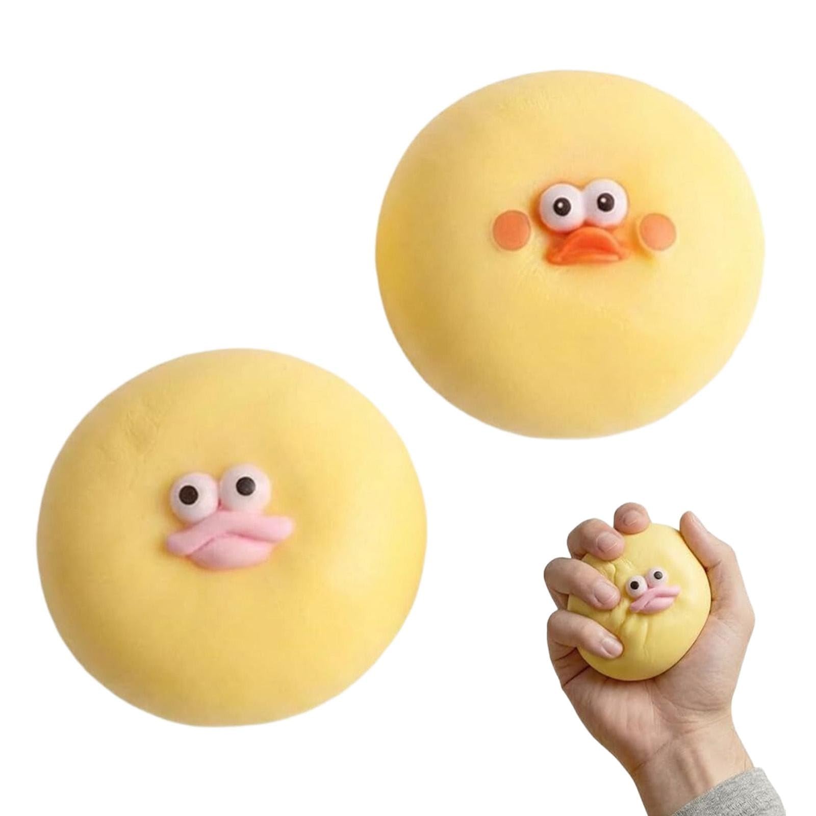 New Dumpling Squishy,Stress Relief Sensory Ball Dumplings Squeeze,Cute Soft Decompression Dough,Squeeze Relax Sensory Toy Gift for Adults,Random Colors — image 1