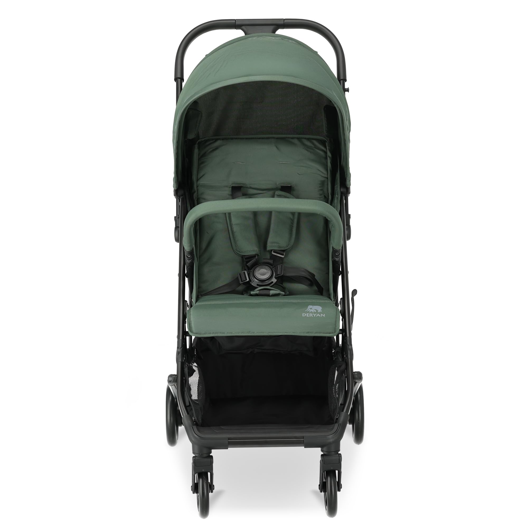 Deryan Easy2 Poussette Canne Bébé Légère Compacte 0-4 ans 7.8 kg Pliage une main UPF 50+ Vert