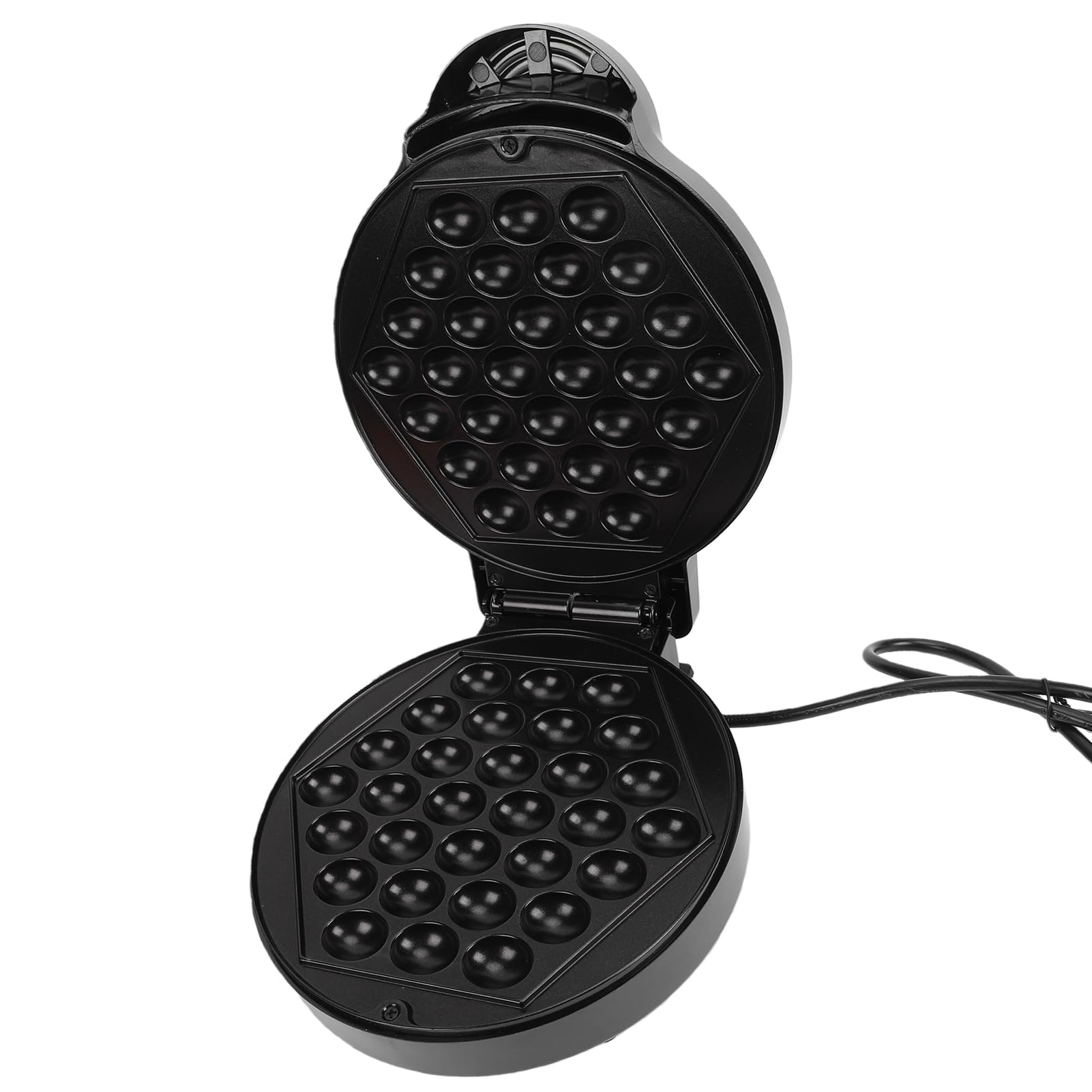 Bubble Waffle Maker Design Multifunzione Facile da Pulire per Coni Gelato Domestici 30 Fori Senza BPA (Spina europea)