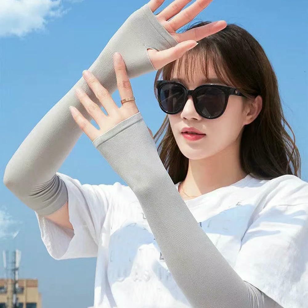 Manchon de Protection Unisexe pour Les Bras, pour Femmes et Hommes, pour Le Sport, Protection Contre Les UV, pour la Course à Pied, la pêche, Le Cyclisme, Le Ski