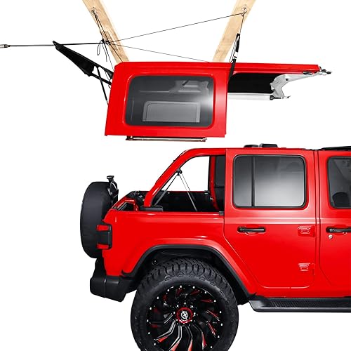Miniatura 8 de Elevador de extracción de parte superior dura para Jeep Wrangler, compatible con todos los modelos de Jeep Wrangler JK JL, fácil operación para una