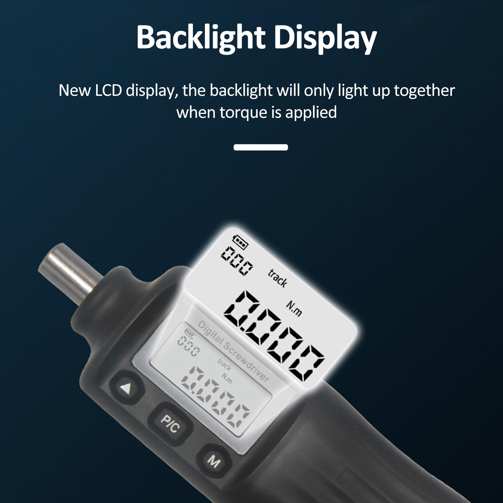 Cacciavite Dinamometrico Digitale Cacciavite Dinamometrico Da 1/4'' Chiave Dinamometrica Per Elettricisti Con LCD 0,1-0,5 Nm Gamma Di Coppia Cacciavite Dinamometrico Regolabile Con Punte Modalità