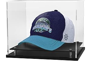 Transparent Lids Hat Case for Baseball or Football Fans, Baseball Cap Display...