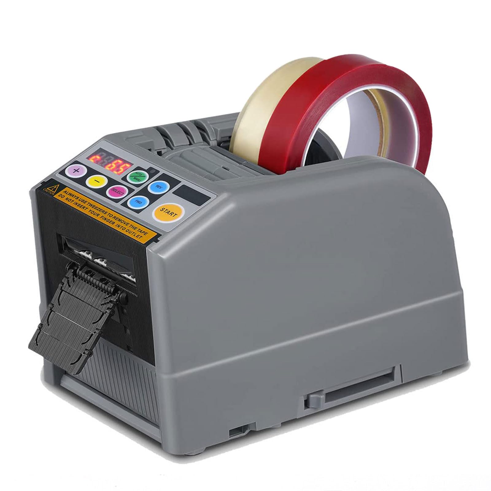 Elektryczna Maszyna do Cięcia Taśmy, 6-60mm Szerokość & 5-999mm Długość,LCD