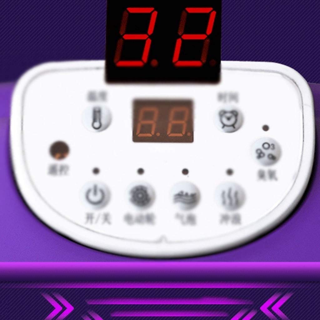 HMTE Massaggiatore Foot Spa - Bagno riscaldato, rulli massaggianti Automatici, Vibrazione, Bolle, Controllo Digitale della Temperatura Regolabile