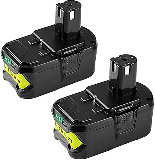 Energup 2Pack 6000mAh Replacement 18V Ryobi Battery for Ryobi 18V Batteries Cordless Tool P102 P103 P104 P105 P107 P108 P109 P122 Ryobi ONE+ Ryobi 18v Lithium Batteries