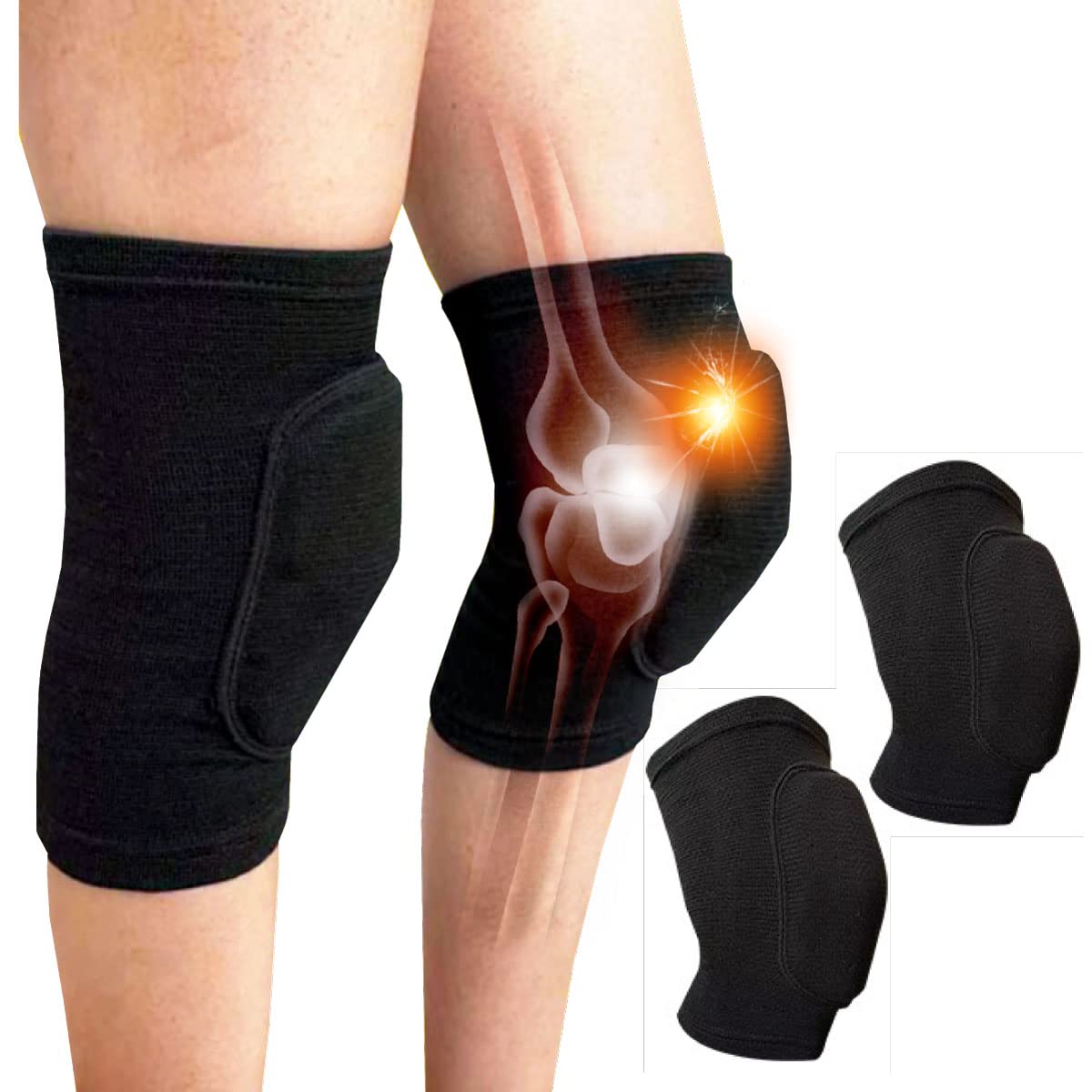 Amazon.co.jp: sapolus 膝パッド 膝当て 作業用 膝サポーター スポーツ