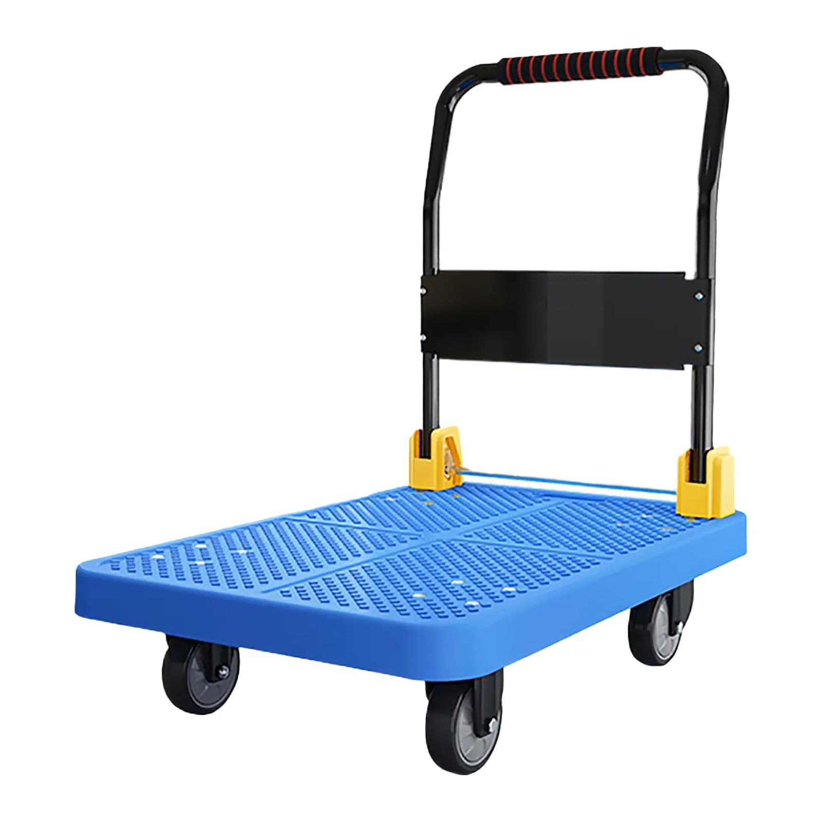 LKLNKVL Handcart, Load Capacity 500kg/1100lbs, Save Space, Suitable for Gardens, Warehouses and Yards(Blue,Small)