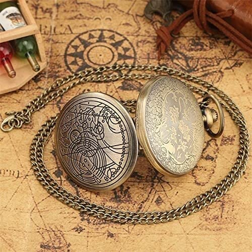 Montre De Poche Steampunk à Gousset - Cadran Ancre Marine, Homme/femme