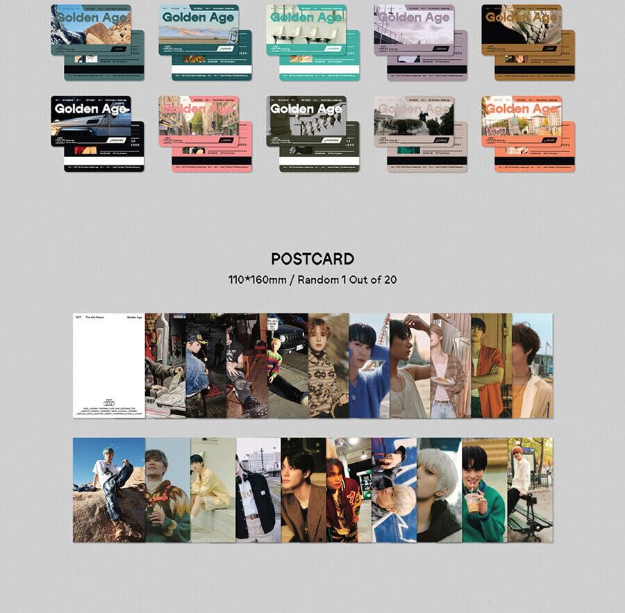 Miniatura 8 de COLLECTING Ver. NCT GOLDEN AGE The 4th Album TAEYONG Ver + Store Gift Card K-POP SEALED