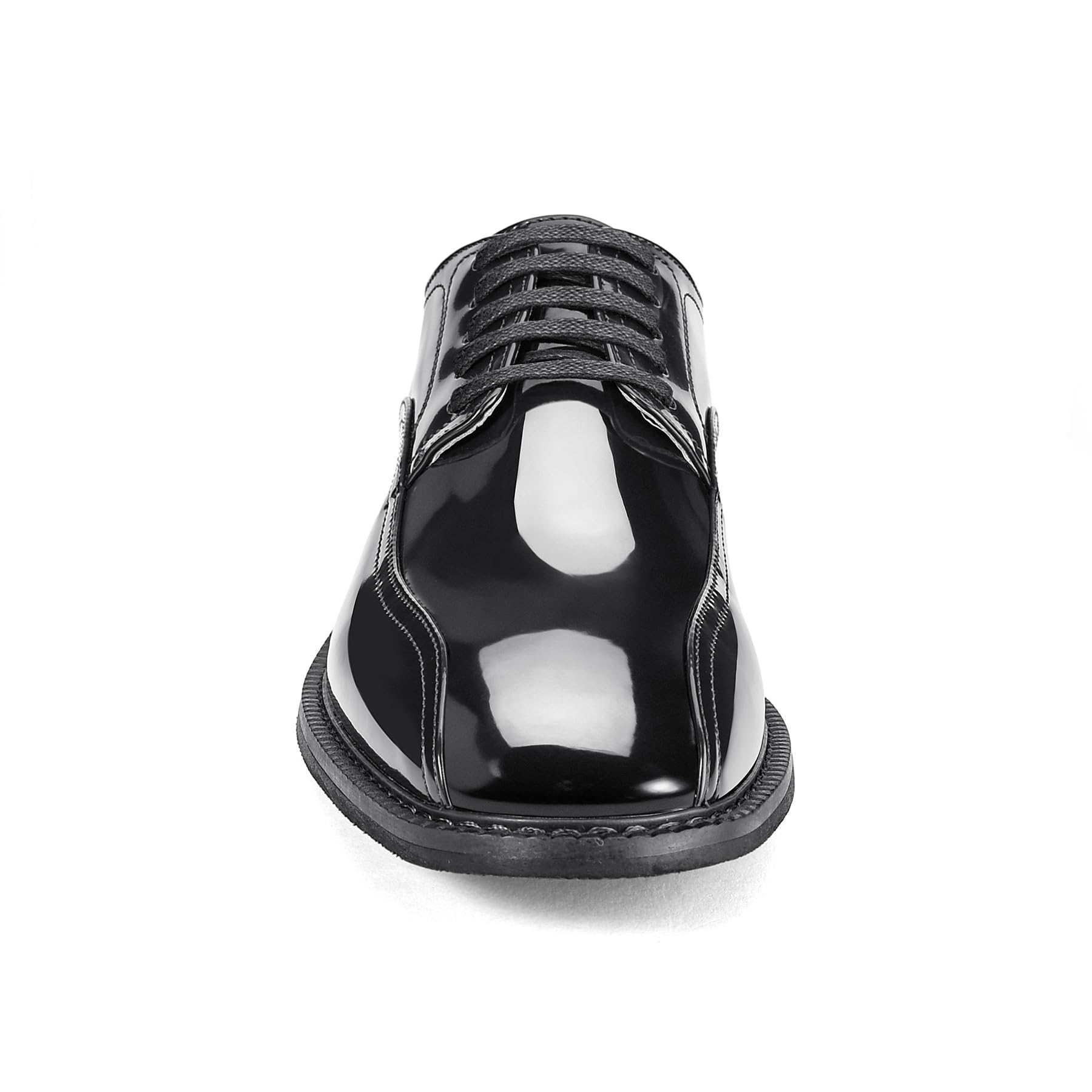 Allthemen Hombre Zapatos Derby para Oxford Brogue Clásicos De Punta Fina De Charol con Cordones