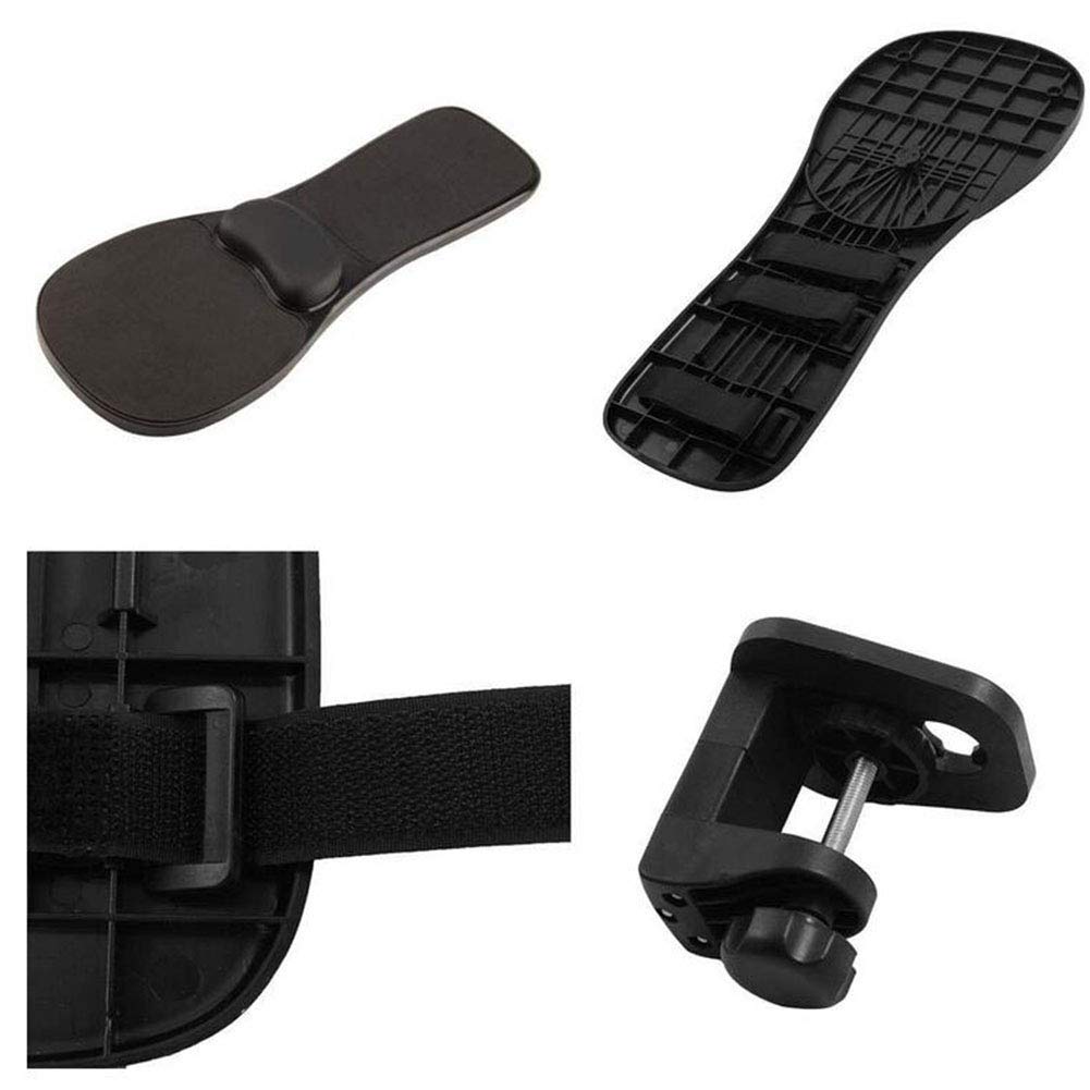 Reposamuñecas Ajustable para computadora, reposabrazos, Alfombrilla para ratón, Soporte ergonómico para el Hombro para la Oficina en casa, Escritorio y Silla de Doble propósito