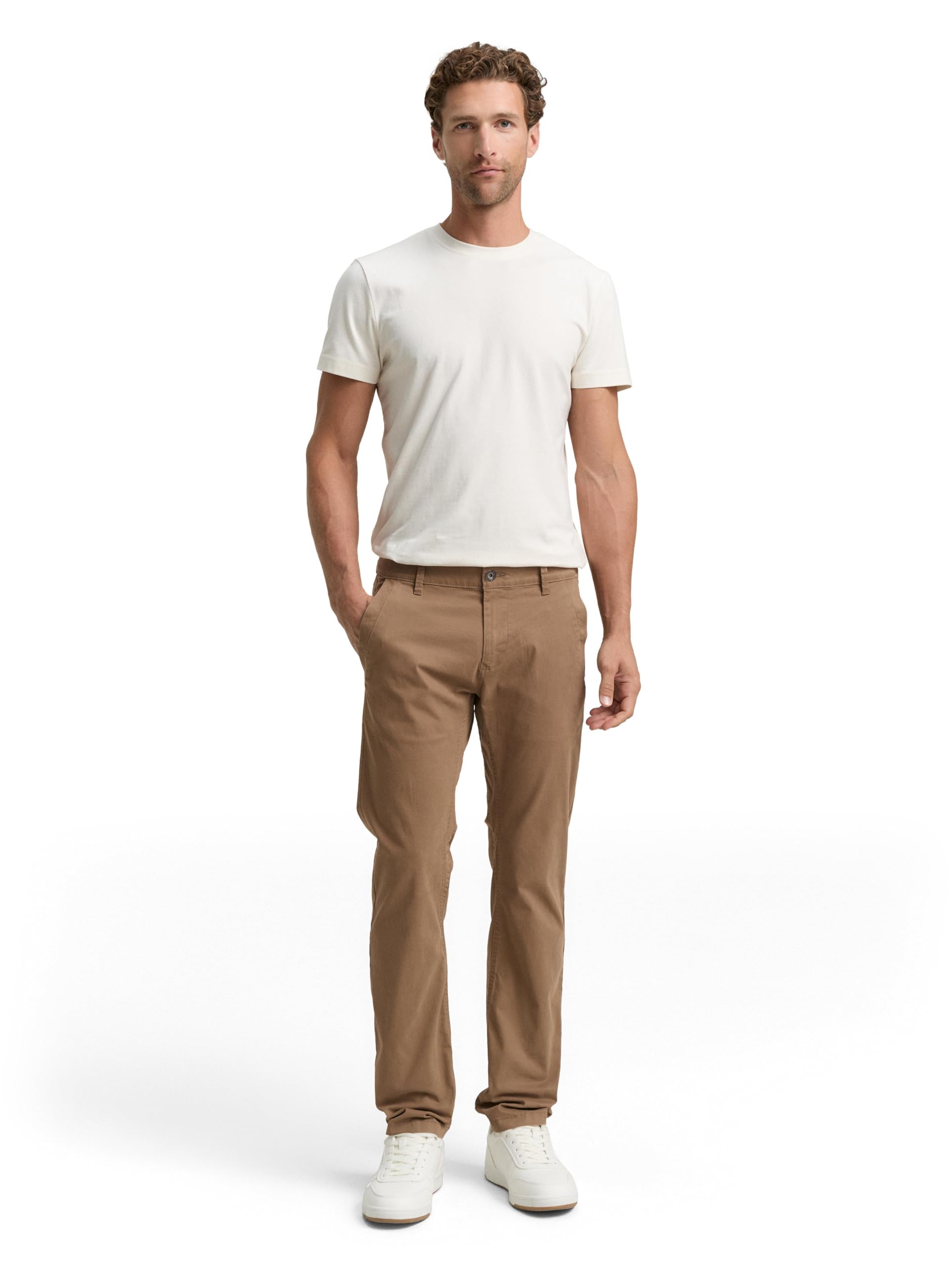 TOM TAILOR Tapered Chino Hose, Dove Blue, 28/30 – Ansicht 2
