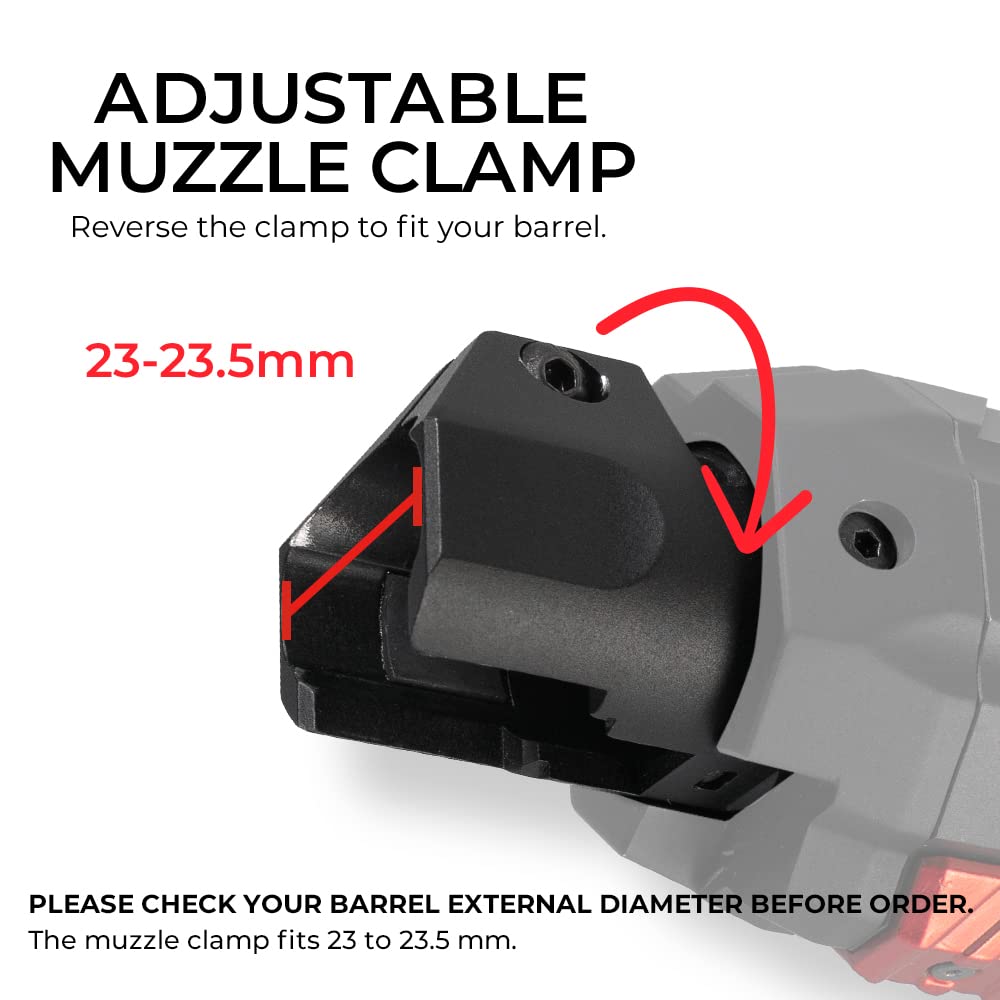 ACETECH Airsoft Shotgun Tracer Unit Quark R Glow in The Dark Green/Red BB LED Lighting Effect Design for Shotty