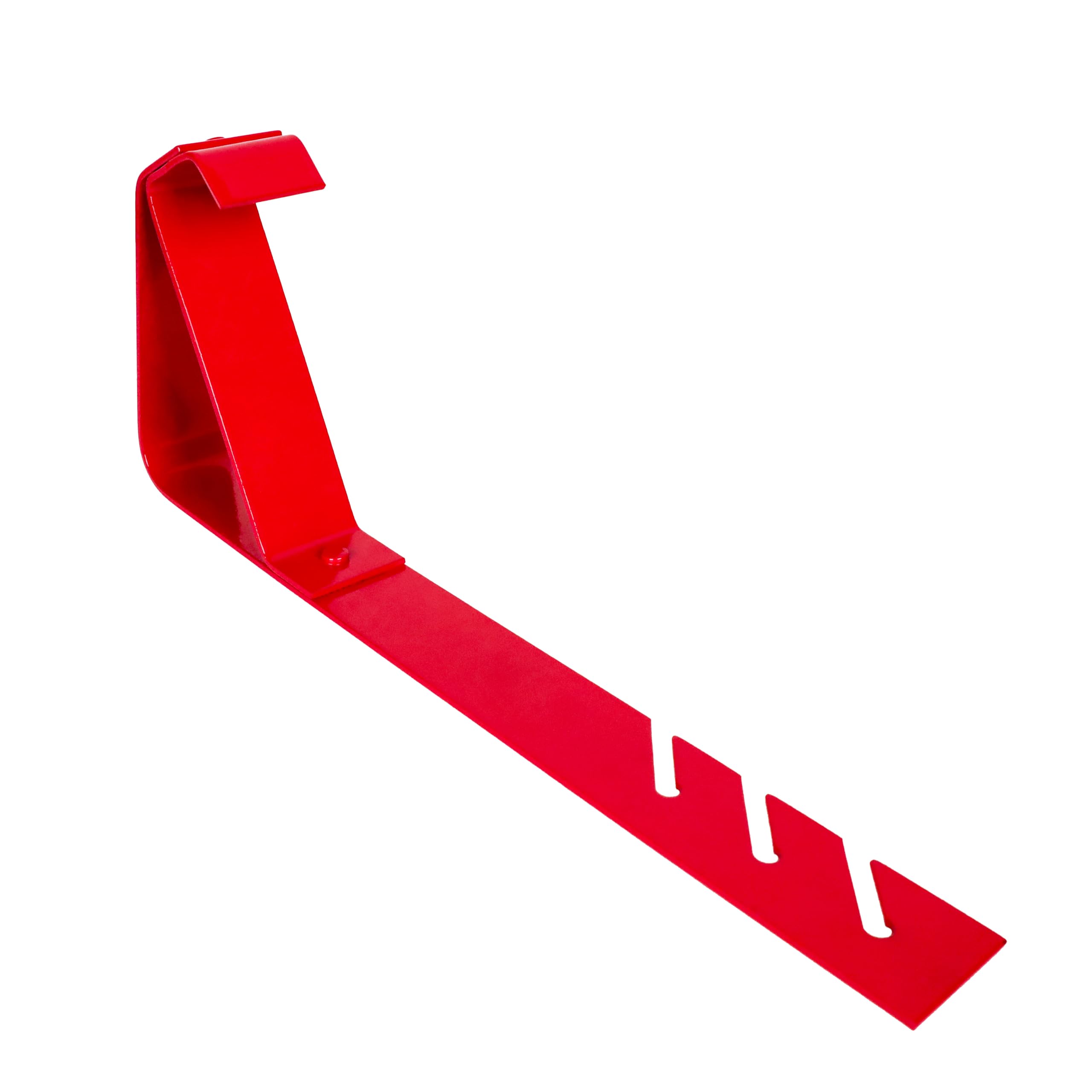 Guardian 2503 Fixed Heavy Duty Roofing Bracket for Use with 21/12 Pitch Roofs 6 Inch by 60 Degree Fixed Angle Platform Powder Coated Red OSHA Compliant