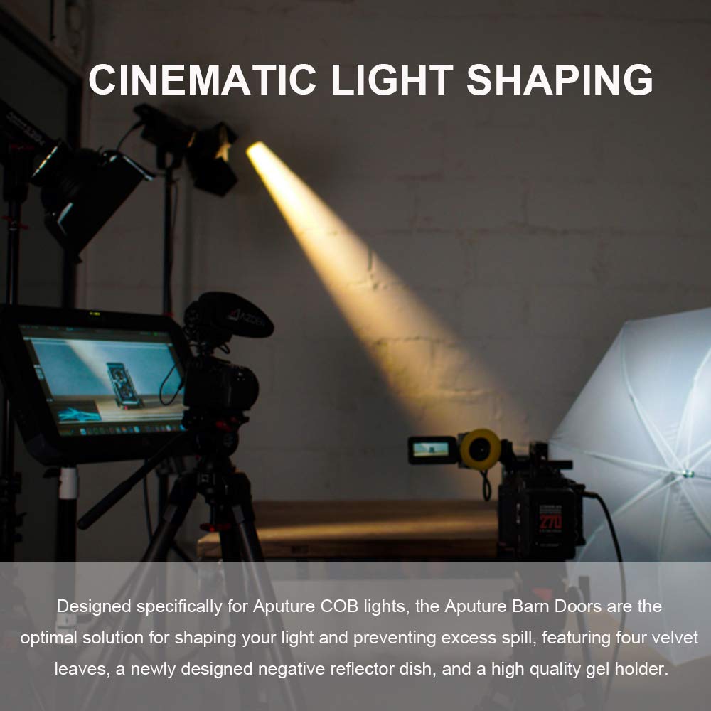 Aputure 300d II スタジオライト フレネルレンズ　バーンドアセット Aputure 300d II スタジオライト フレネルレンズ バーンドア
