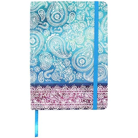 Journal Indian Ocean Patterned A5 Notebook Cover